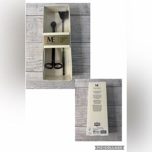 ME Modern Expressions Candle Care Set - Black and Cream